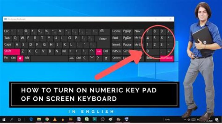 How do I get my numeric keypad to work?
