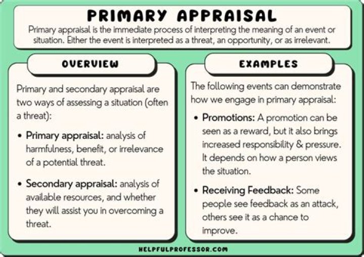 What is appraisal and example?